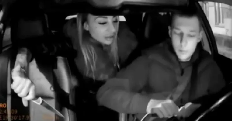 Приставила ножа до шиї: у Польщі 32-річна жінка напала на таксиста-українця, справою зайнялися правоохоронці. Фото і відео