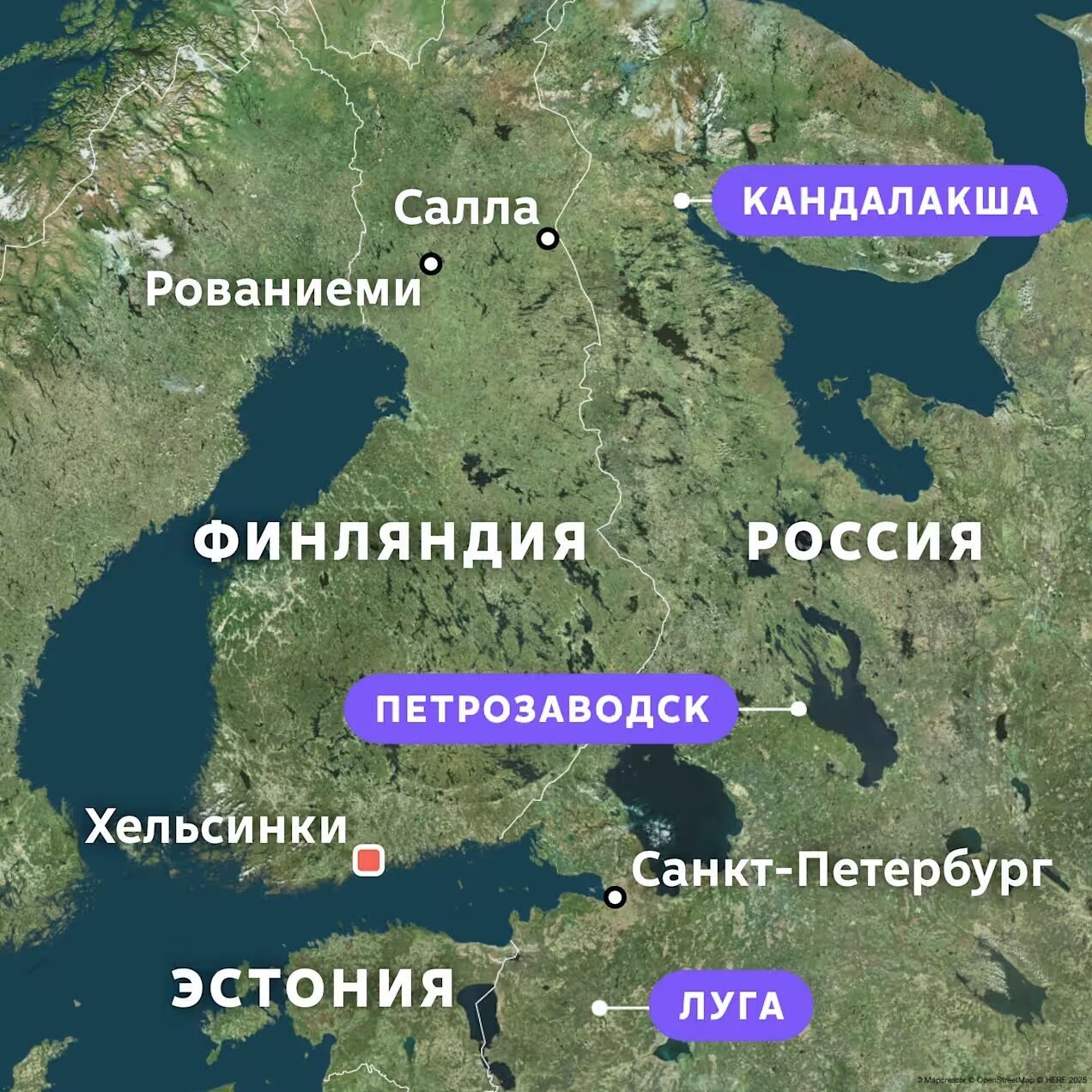 Росія відновлює військову базу в Карелії поблизу Фінляндії: супутникові знімки