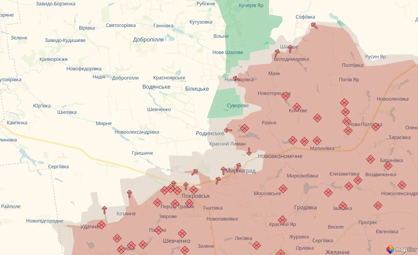 ЗСУ контролюють північ Покровська, а під Мирноградом ворог зазнає втрат: яка ситуація на передовій