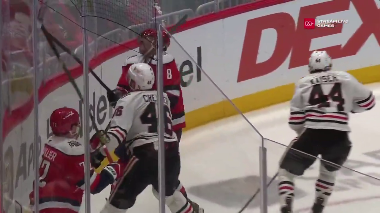 Овечкина в США ударили клюшкой по лицу, выбив зуб. Видео