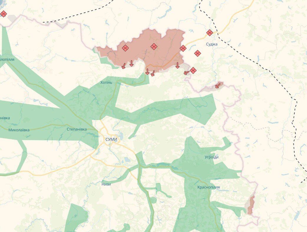 Оккупанты пытаются расширить зону боев на Сумщине и Харьковщине: в ГПСУ рассказали о ситуации