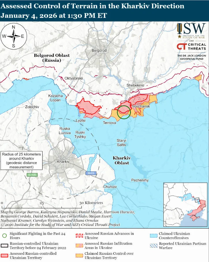 Украинские войска продвинулись вблизи Покровска, оккупанты – в районе Константиновка-Дружковка: анализ ISW