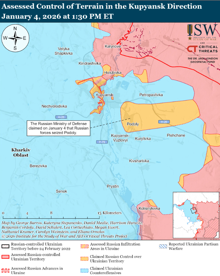 Украинские войска продвинулись вблизи Покровска, оккупанты – в районе Константиновка-Дружковка: анализ ISW