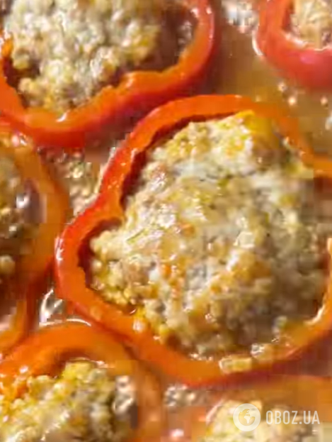 Лінивий фарширований перець: готується на сковорідці