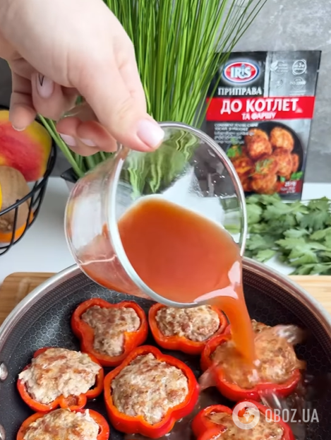 Лінивий фарширований перець: готується на сковорідці