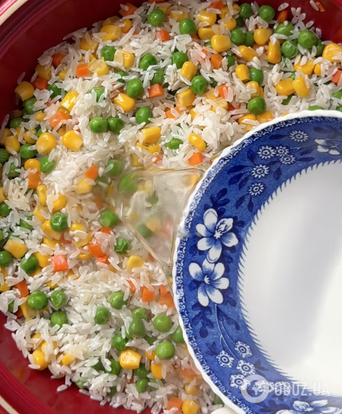 Рис с замороженными овощами для обеда и ужина: рецепт очень вкусного и полезного  блюда