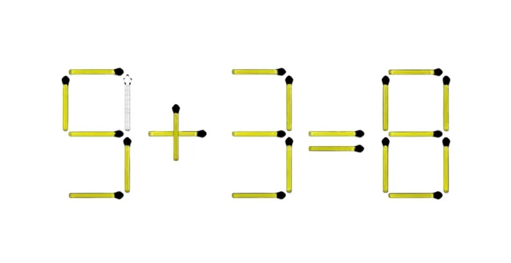 Пересуньте один сірник, щоб рівняння стало правильним: головоломка