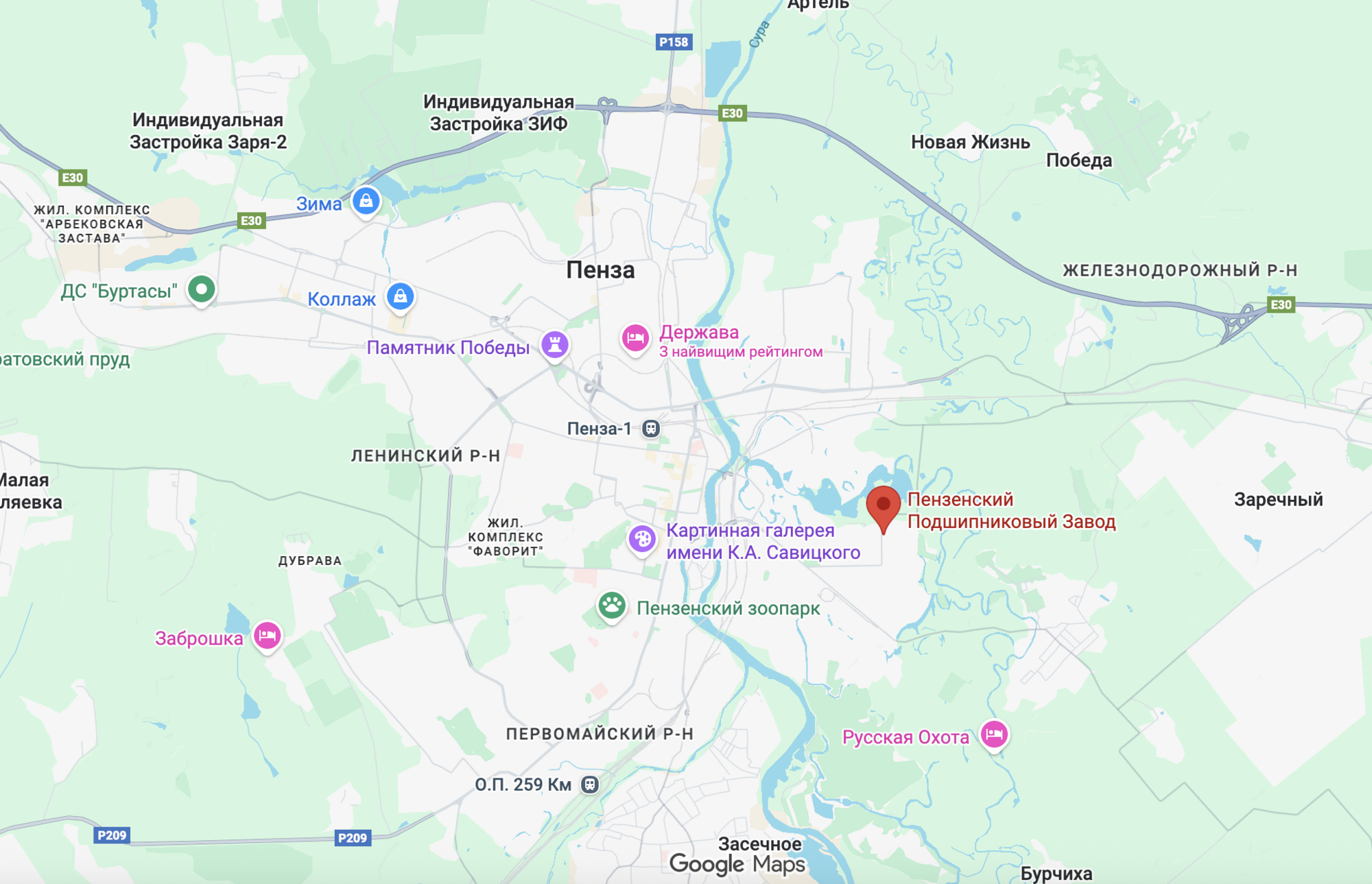 Російську Пензу атакували дрони: під ударом був підшипниковий завод. Відео