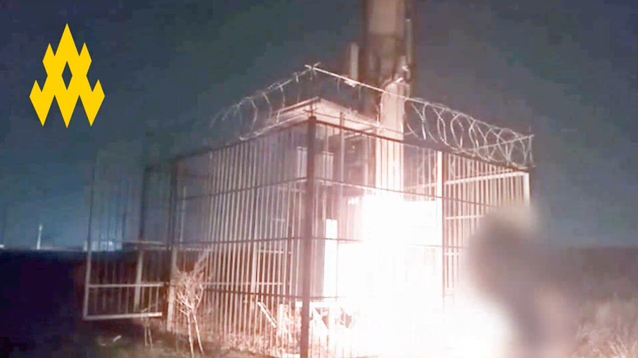 "Прямий удар по інфраструктурі режиму": агент "Атеш" знищив вишку зв'язку в Курську і зірвав комунікацію у військах РФ. Фото і відео