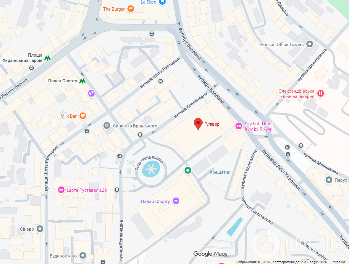 В киевском БЦ Gulliver оборвался лифт с человеком внутри: все подробности. Фото