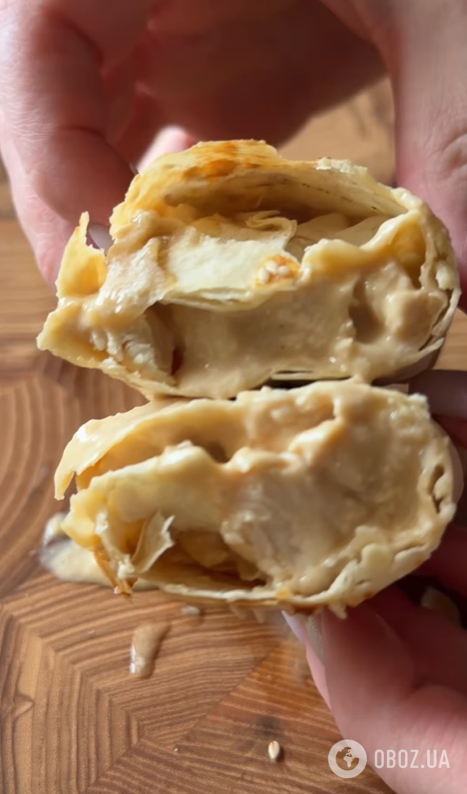 Трубочки из лаваша за 15 минут: добавьте курицу и сыр