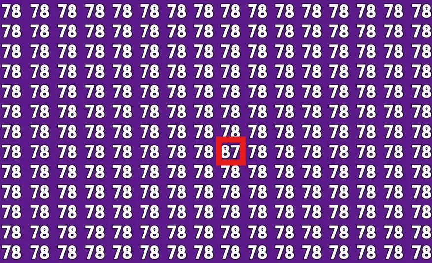 Есть только 7 секунд: найдите лишнее число в головоломке