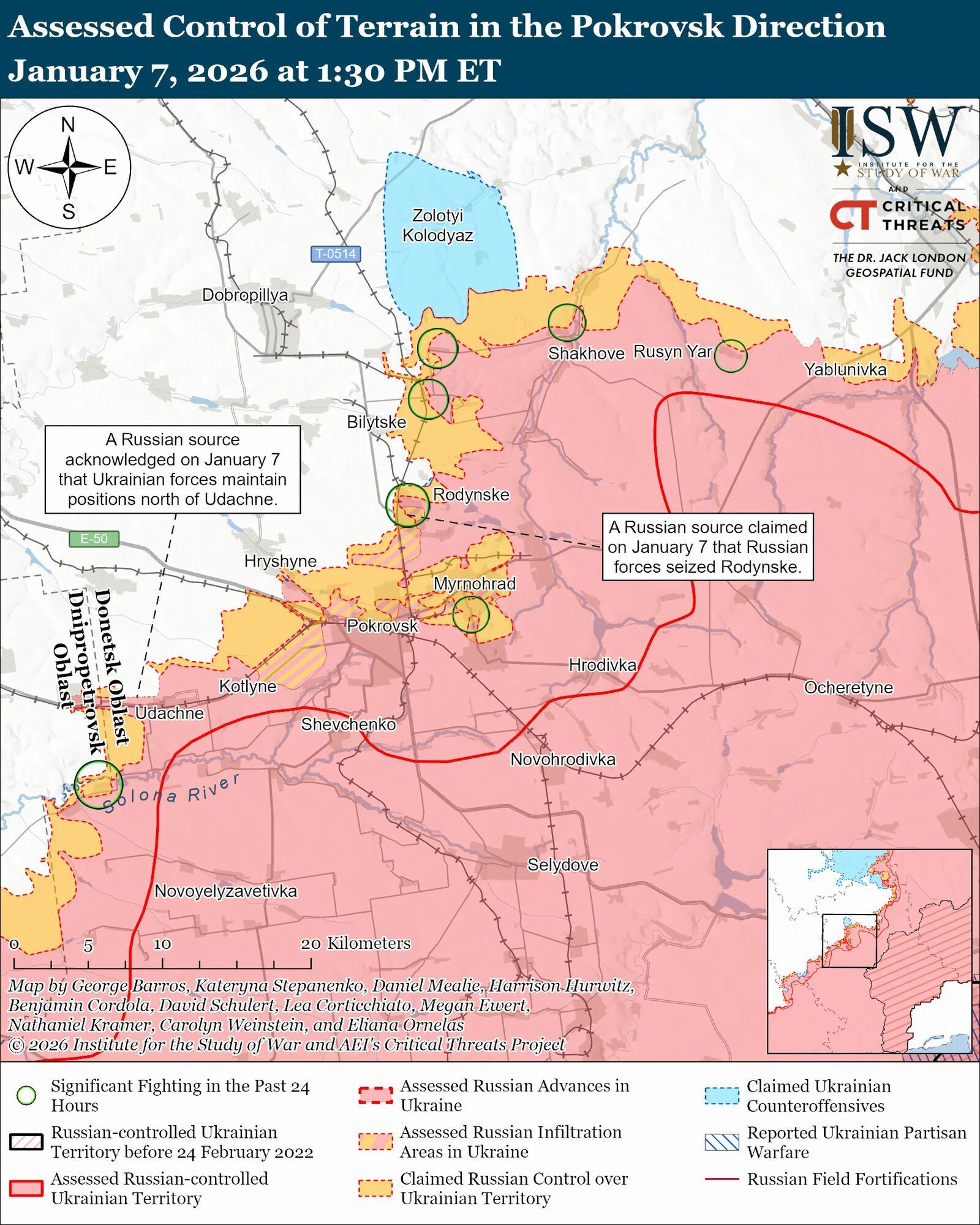 Українські війська просунулися на Харківському та Покровському напрямках: аналіз ISW. Карта