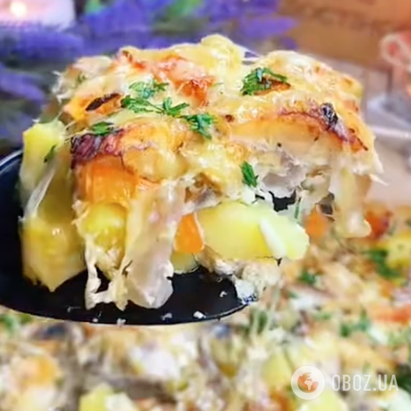 Картопляна запіканка з філе та сиром для обіду: рецепт простої в приготуванні страви для всієї родини