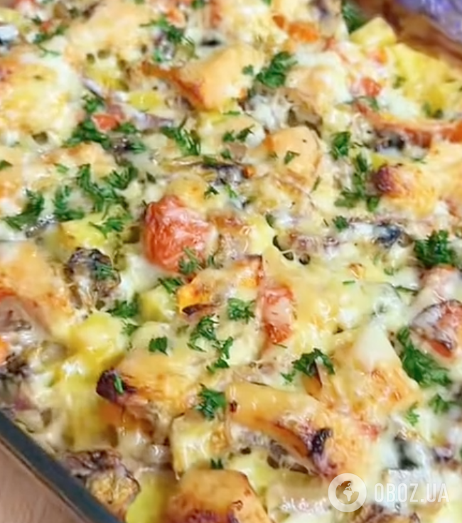 Картопляна запіканка з філе та сиром для обіду: рецепт простої в приготуванні страви для всієї родини