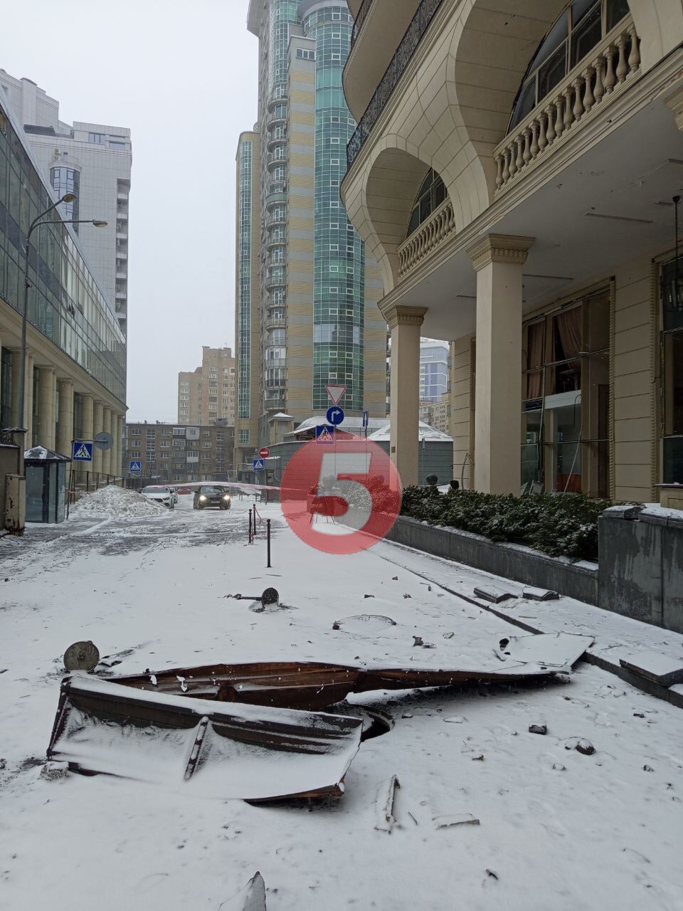 Росія ударом по Києву пошкодила будівлю посольства Катару. Подробиці та фото