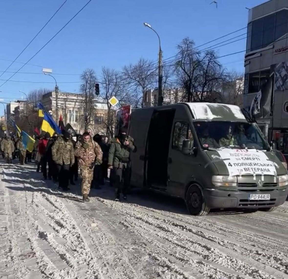 У Черкасах ветерани вийшли на мітинг з вимогою об'єктивного розслідування загибелі Сергія Русінова