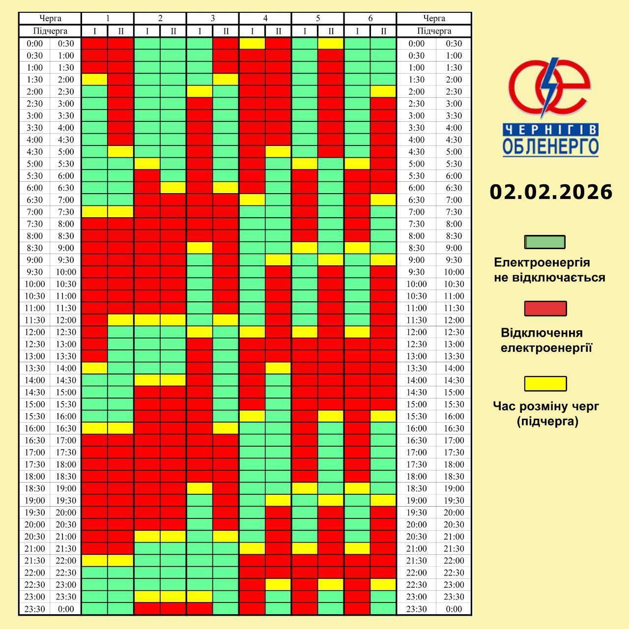 Свет будут выключать во всех регионах: графики на понедельник, 2 февраля