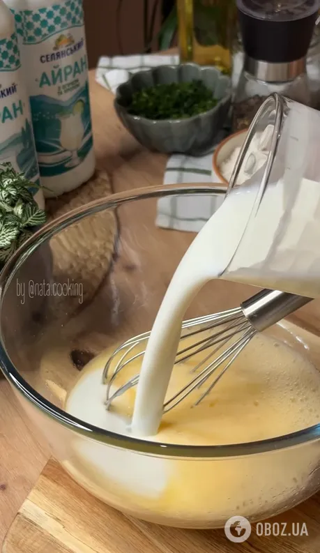 Сытные блины с курицей и грибами: сделайте тесто на айране