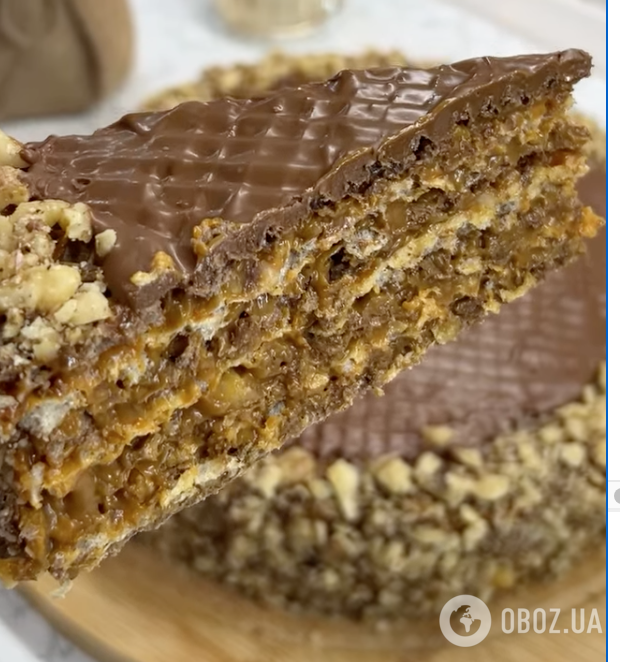 Вкусный вафельный торт по-новому: рецепт вкусного десерта без выпечки и заморочек