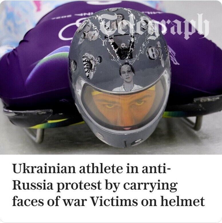 "Грає на руку Росії", "жалюгідні": світ обговорює українця, якому МОК заборонив виступати на Олімпіаді у шоломі з загиблими атлетами, але він не послухався