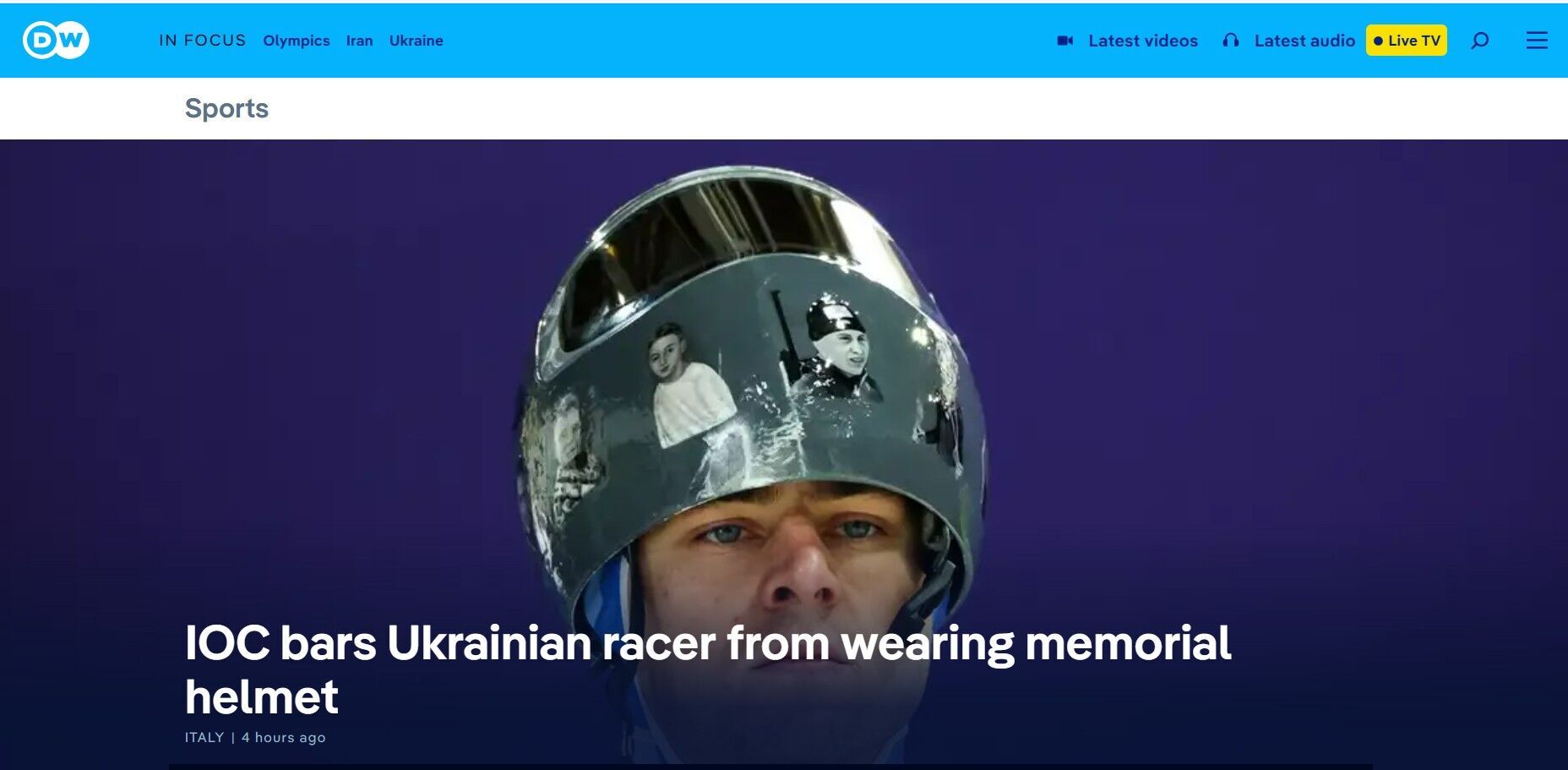 "Грає на руку Росії", "жалюгідні": світ обговорює українця, якому МОК заборонив виступати на Олімпіаді у шоломі з загиблими атлетами, але він не послухався