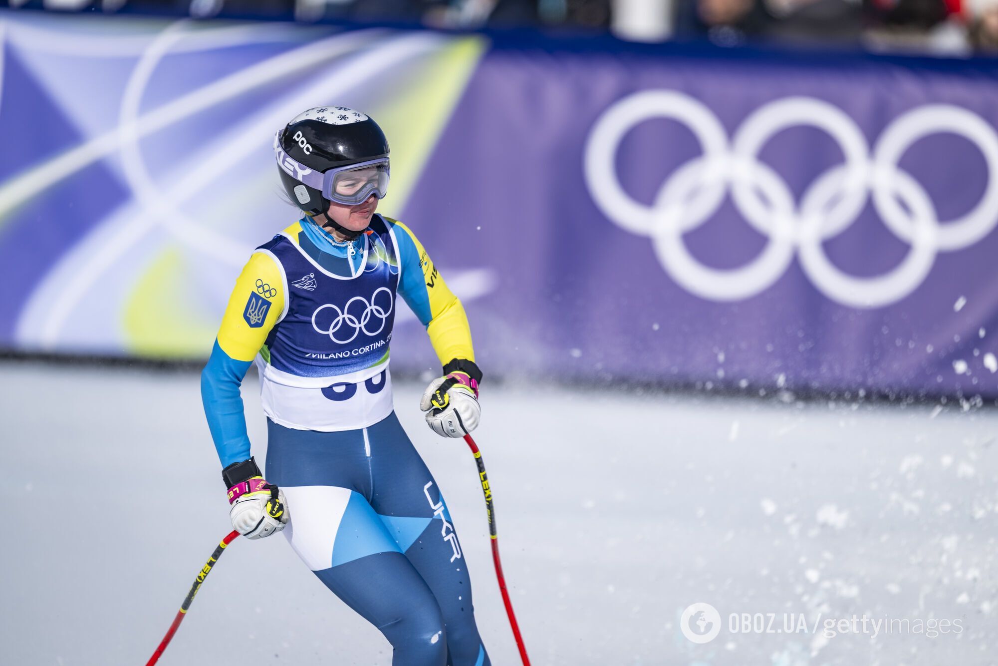 Украинка не смогла финишировать на Олимпиаде-2026, разрушив "ворота"