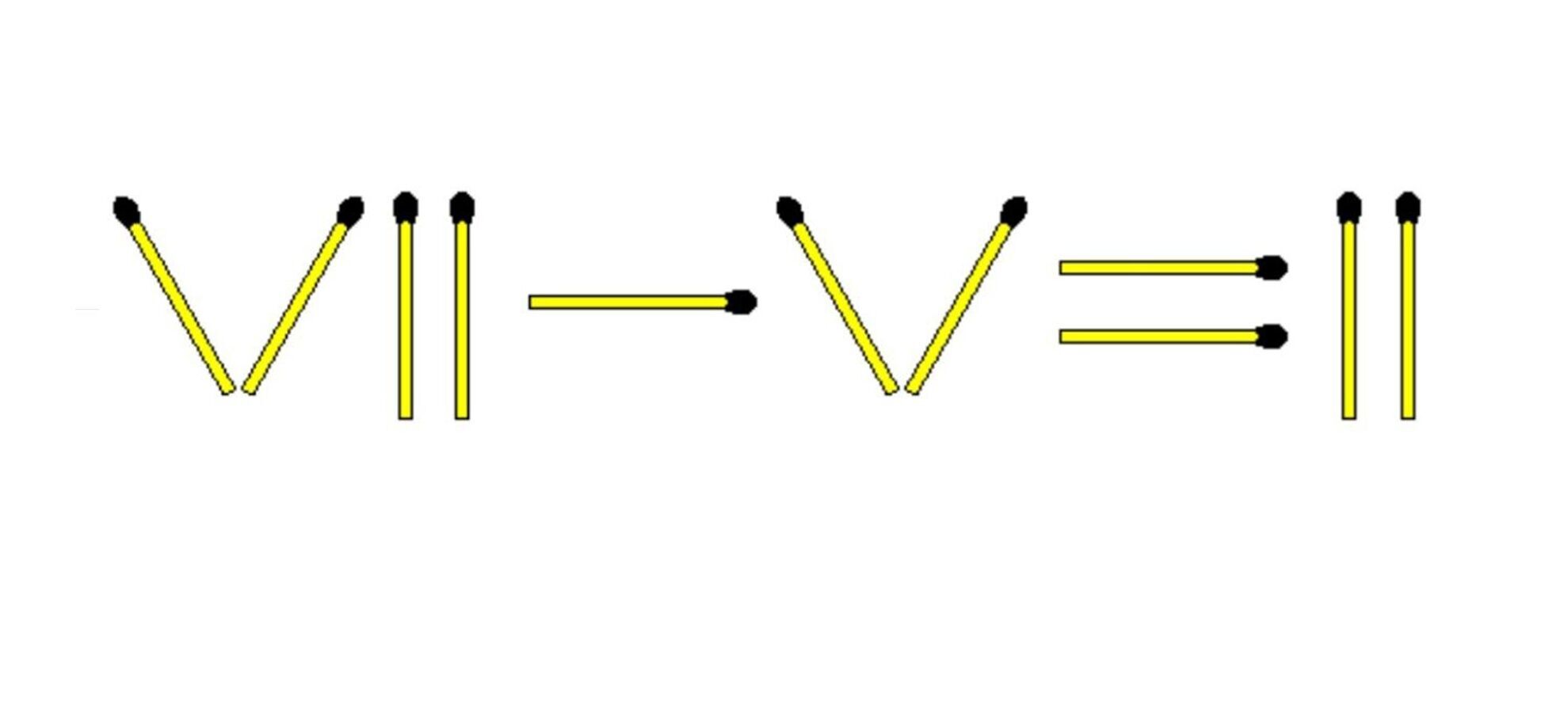 Передвиньте 2 спички: головоломка для сообразительных