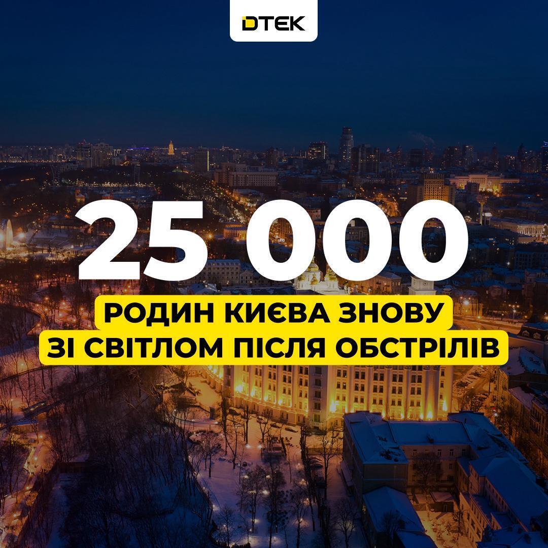 Киевлянам возвращают свет