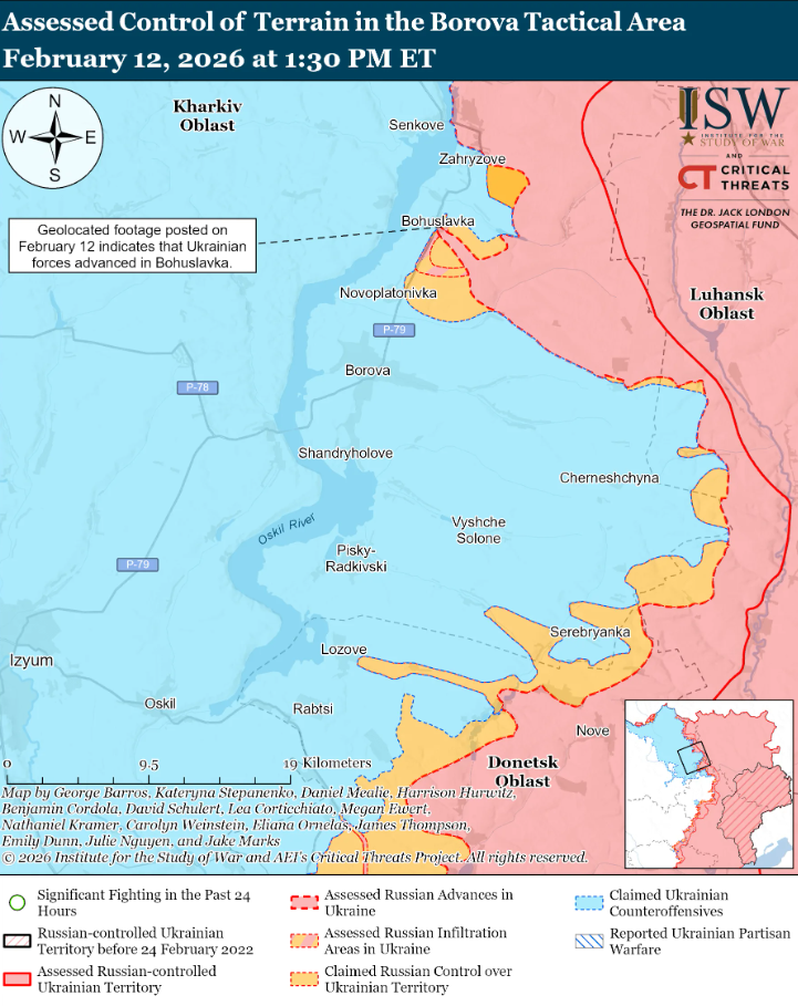Українські війська просунулися в районі Борової і  Гуляйполя – ISW