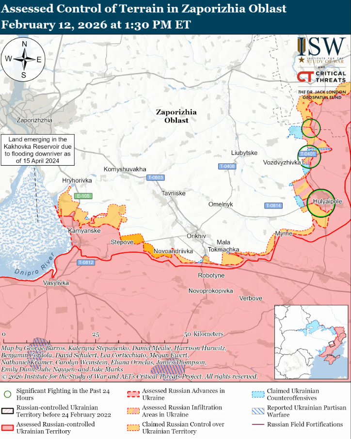 Українські війська просунулися в районі Борової і  Гуляйполя – ISW