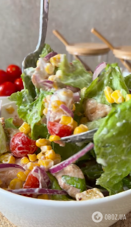 Легкий салат с куриным филе и овощами: чем заправить вместо майонеза