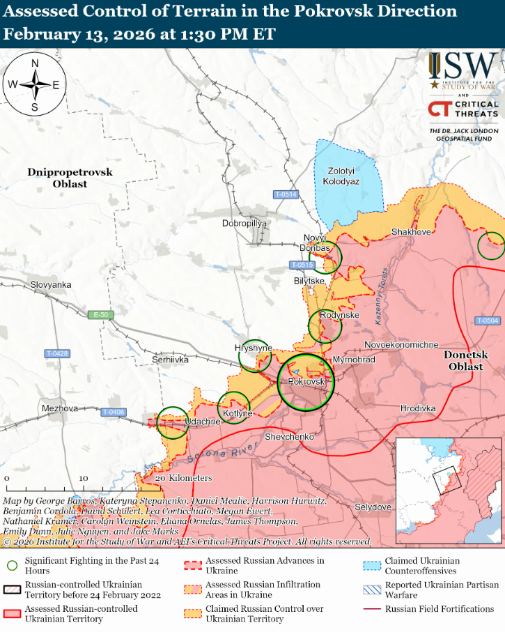 Українські війська просунулися в районі Олександрівки і Гуляйполя – ISW