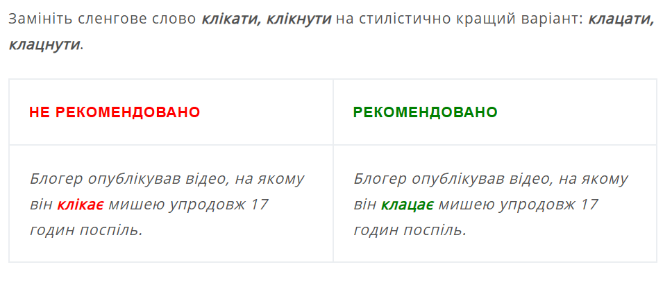 Клацати чи клікати? Як сказати правильно українською