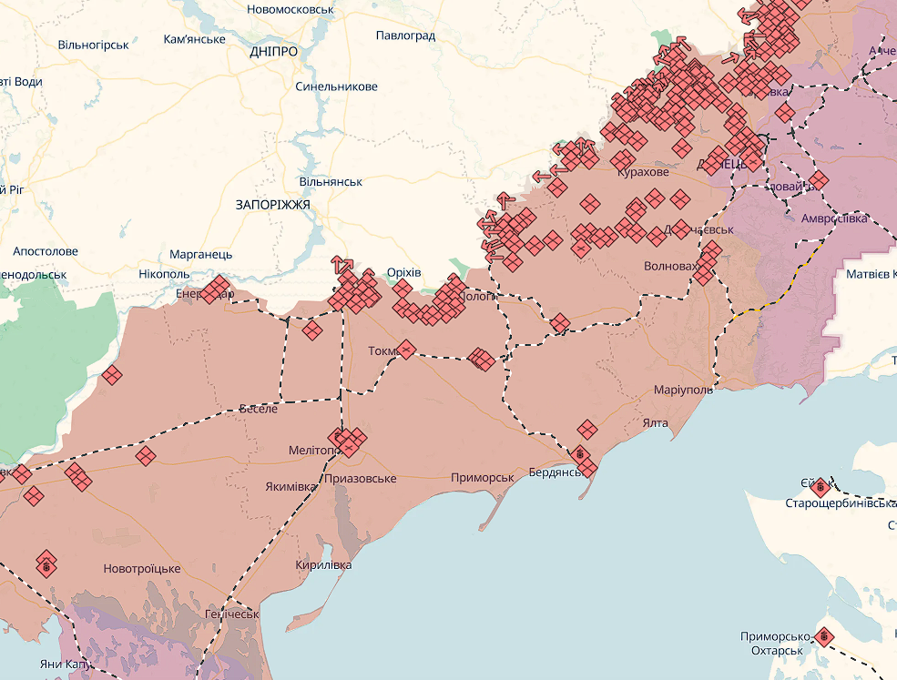 Гуляйполе перестало быть единственным приоритетом РФ на Запорожском направлении: анализ переброски техники