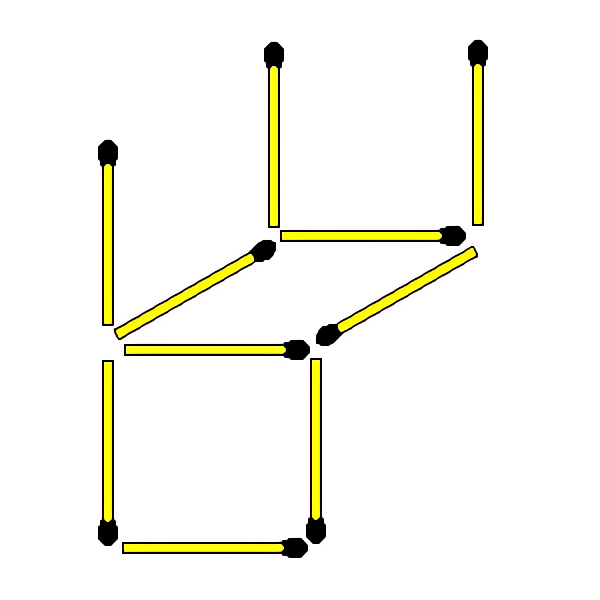 Пересуньте 2 сірники: головоломка для кмітливих
