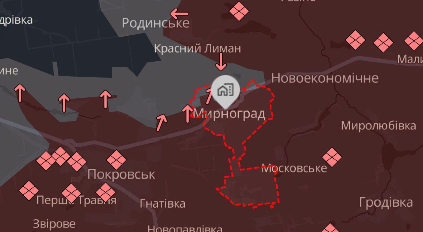 Оккупанты усиливают давление на северную часть Мирнограда: военные рассказали о ситуации