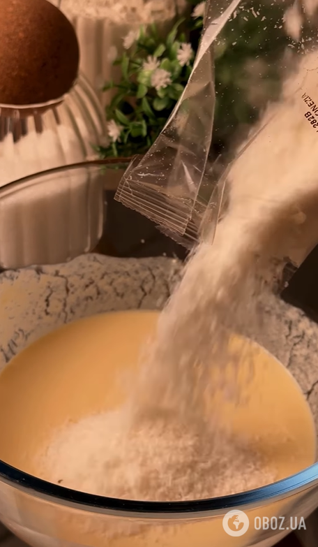 Ніжний кокосовий пиріг до чаю: готується за лічені хвилини