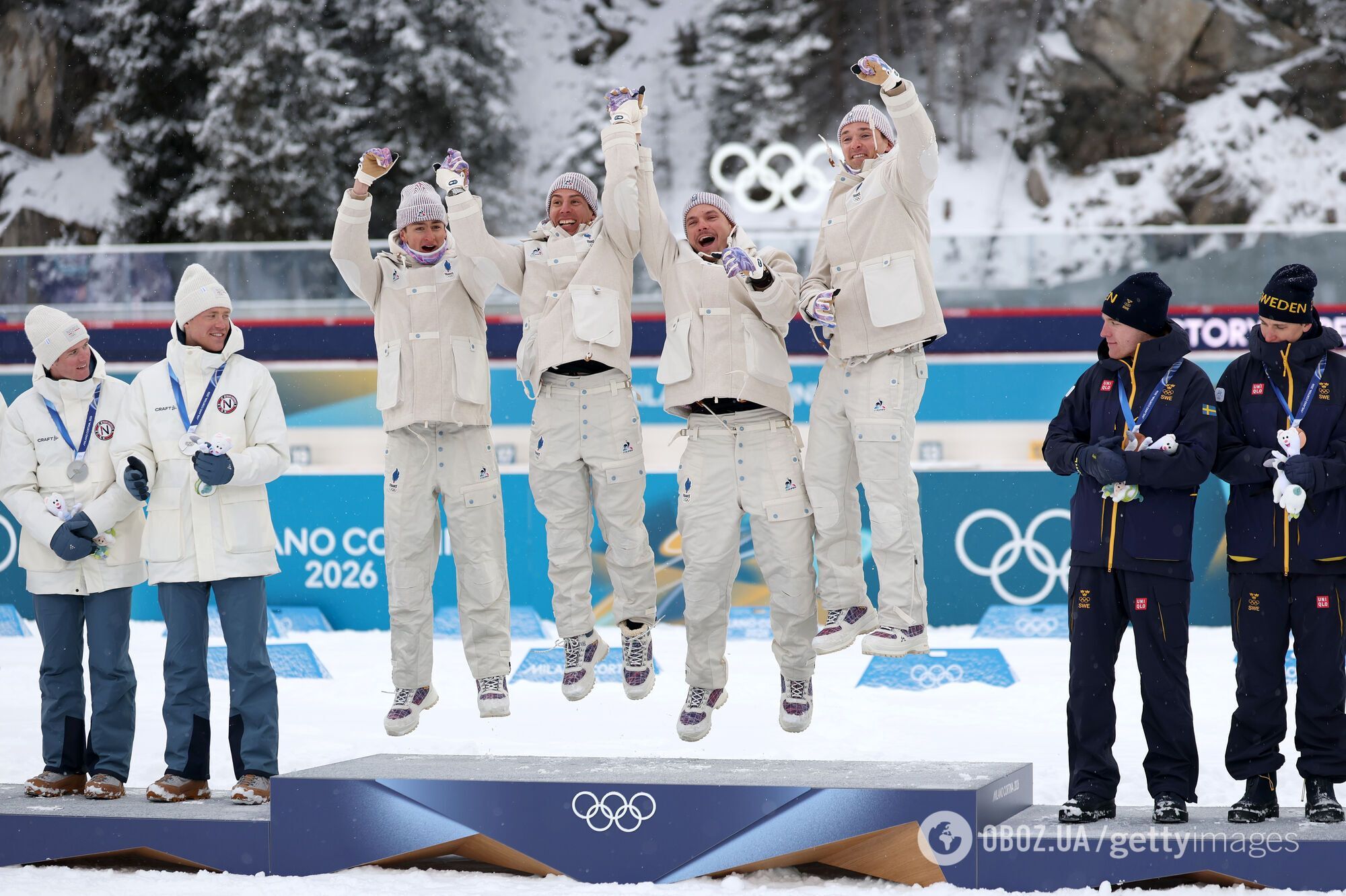 Мужская эстафета в биатлоне на ОИ-2026 завершилась историческим результатом и провалом сборной Украины. Видео