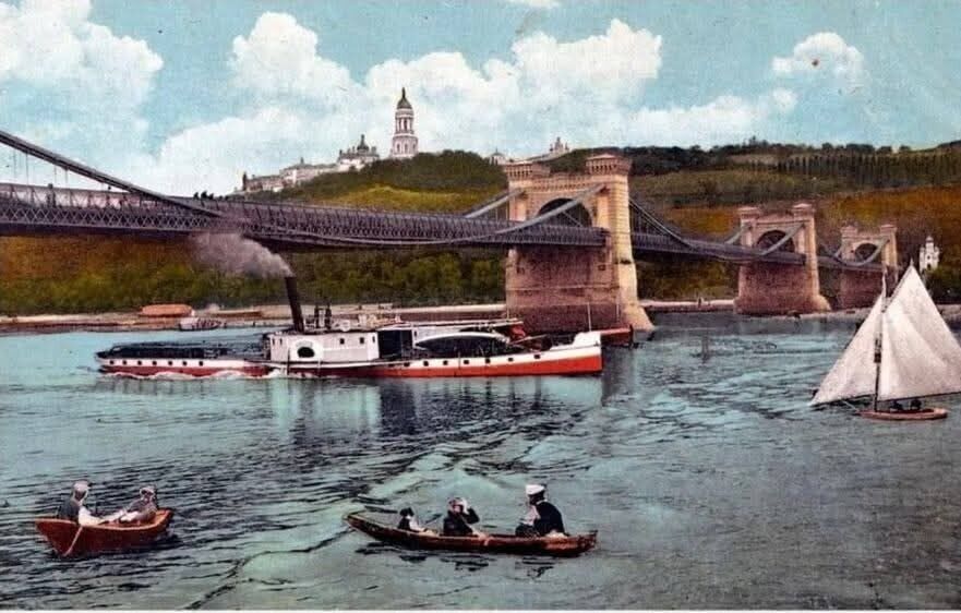 Легендарна пам’ятка Києва: який вигляд мав перший капітальний міст столиці. Архівні фото