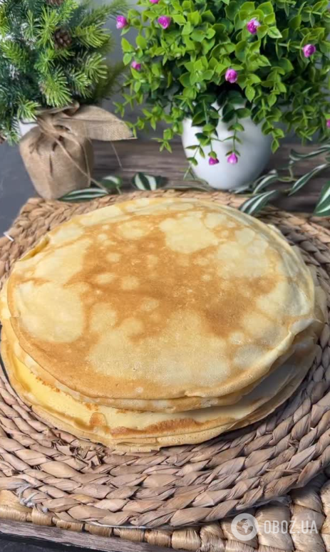 Тонкие французские блины с теплым молоком: как приготовить