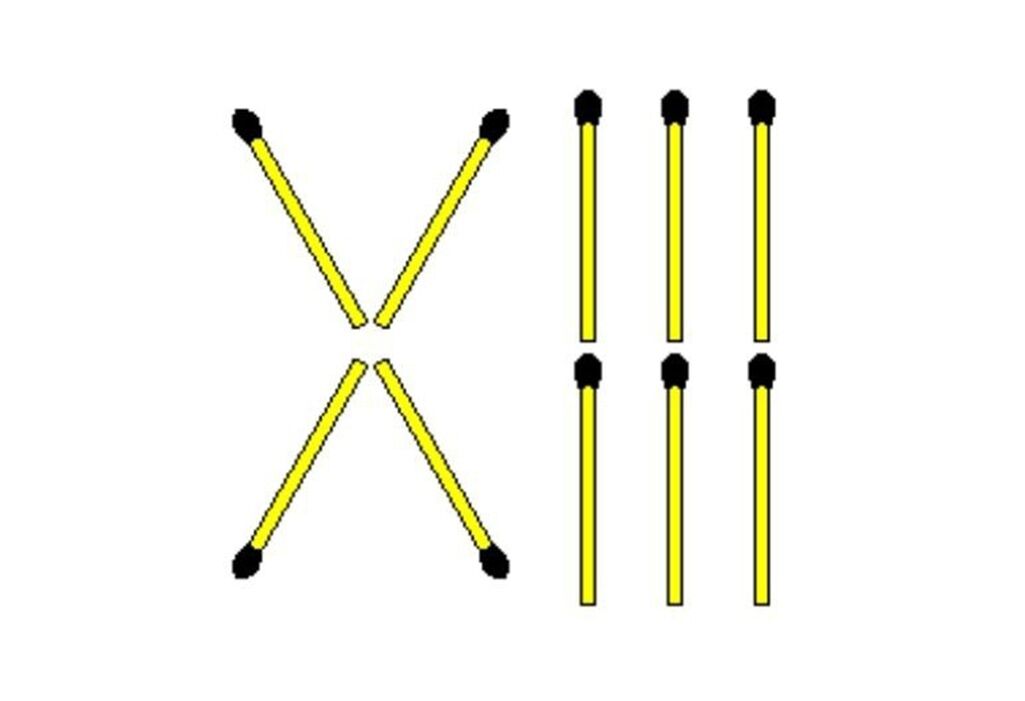 Відповідь нестандартна: головоломка з сірниками