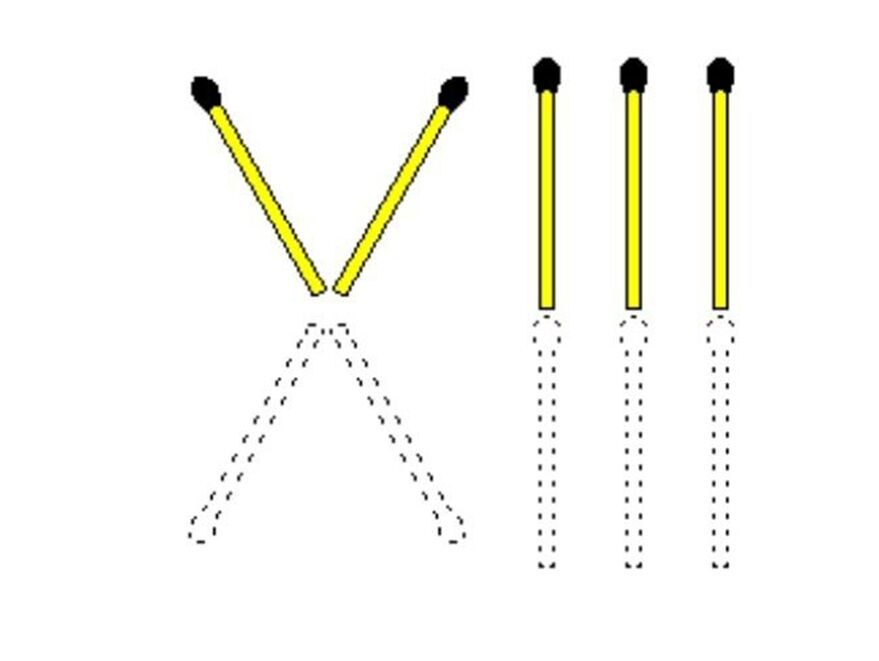 Відповідь нестандартна: головоломка з сірниками