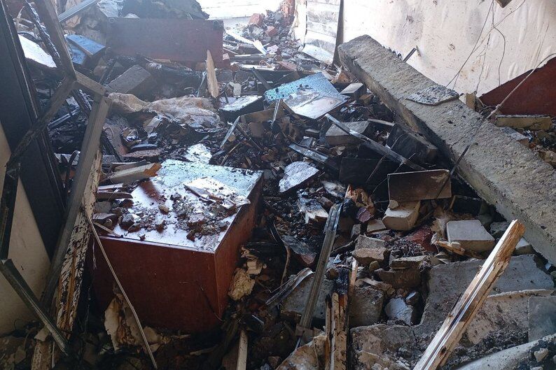 Атака РФ по центру Сум: патрульні показали кадри перших хвилин після удару. Відео