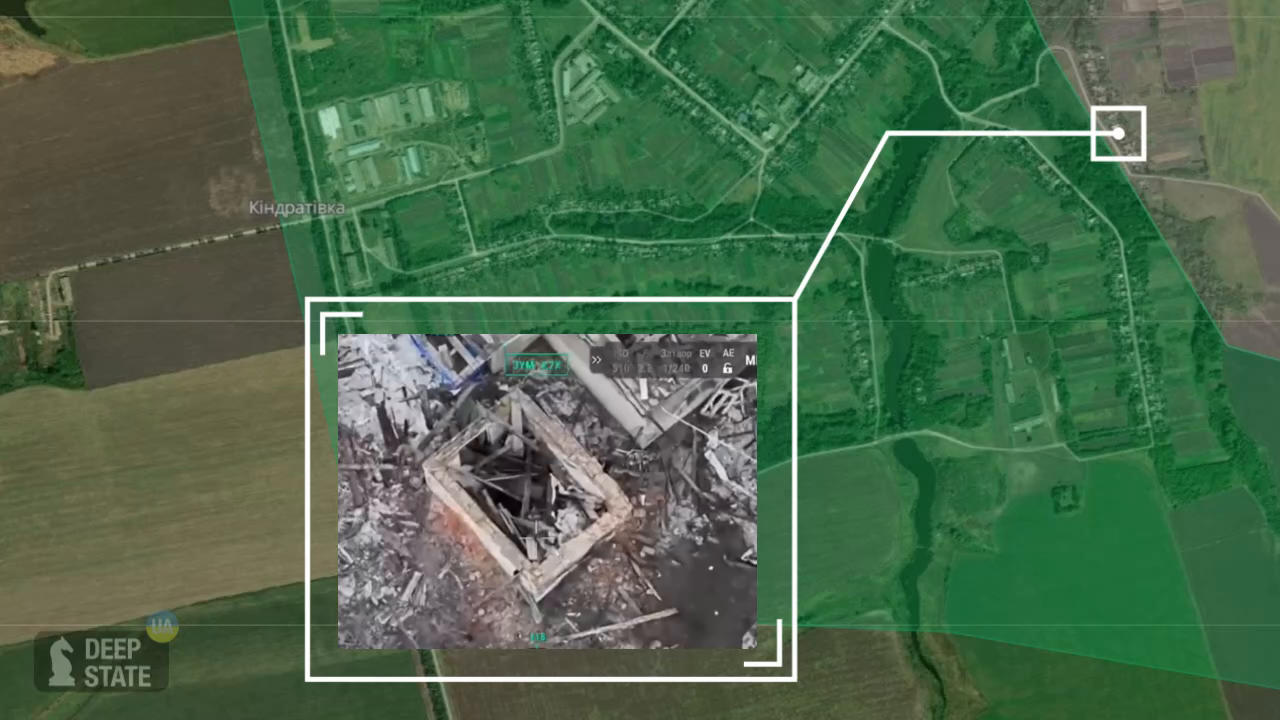 В Кондратовке украинские военные взяли в плен двух оккупантов с помощью дрона. Видео