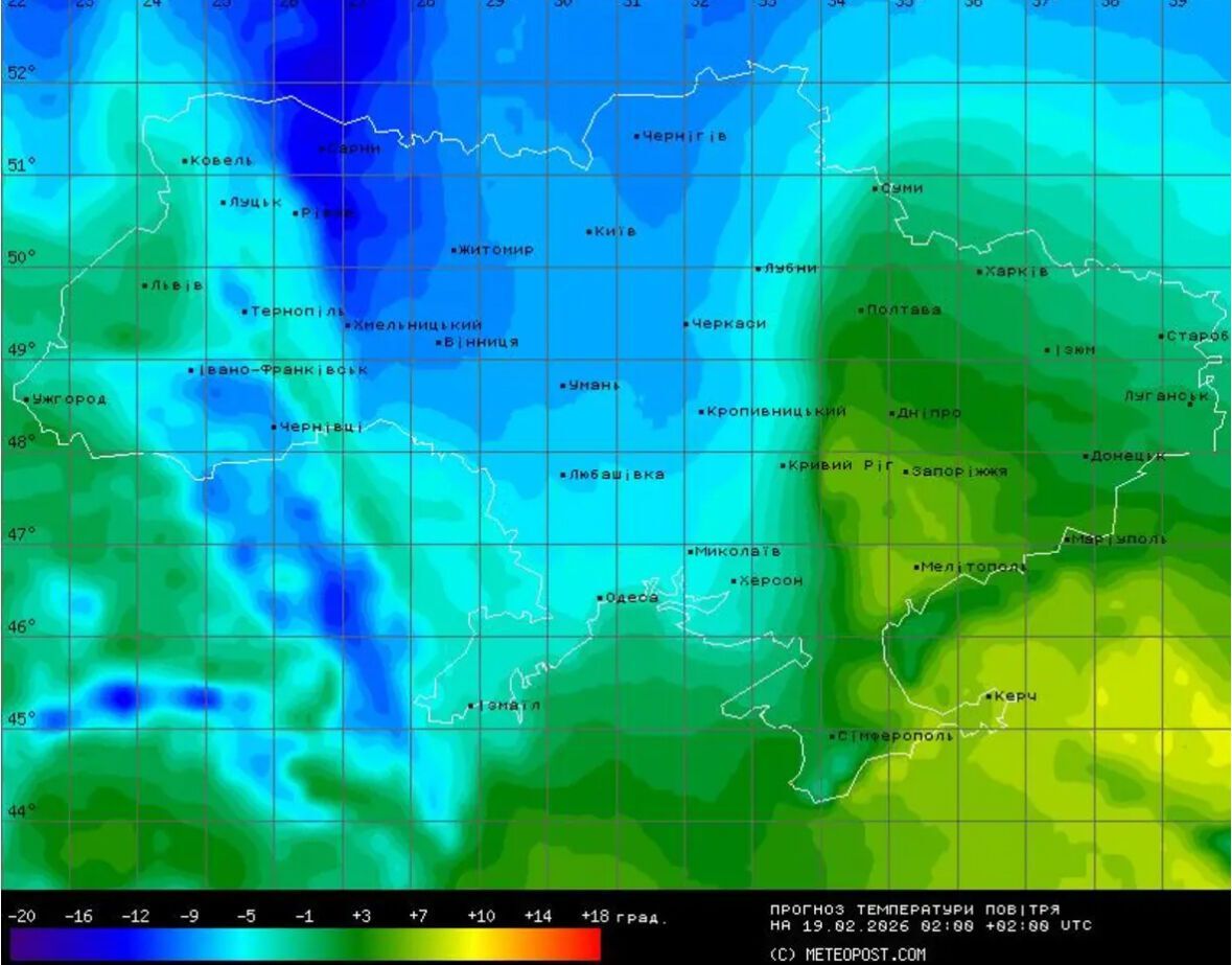 Ветер может быть штормовым: синоптик дала прогноз на четверг и назвала дату потепления в Украине. Карта