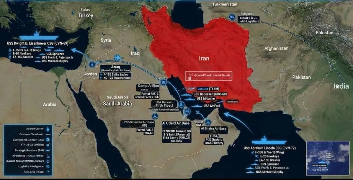 "Иран недооценивает серьезность положения": США перебросили на Ближний Восток крупнейшую группировку со времен вторжения в Ирак