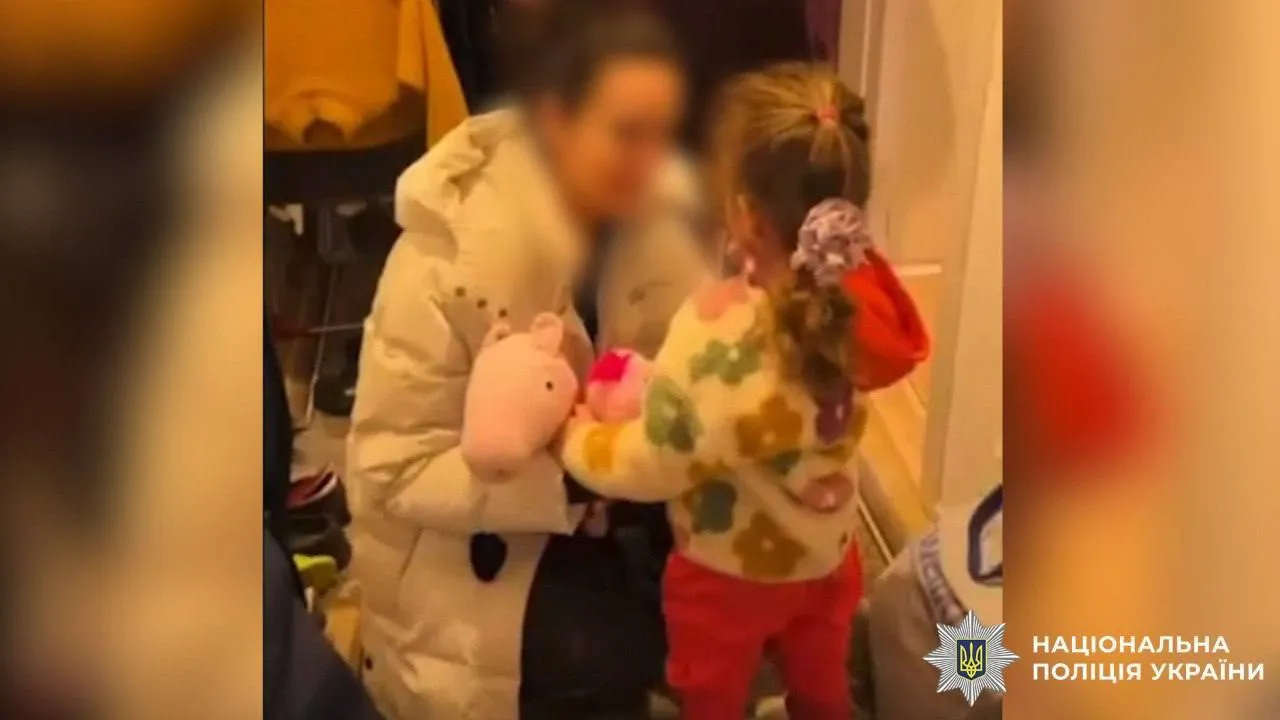 Поліцейські Києва повернули матері трирічну доньку, яку батько викрав і вивіз за кордон. Подробиці, фото та відео