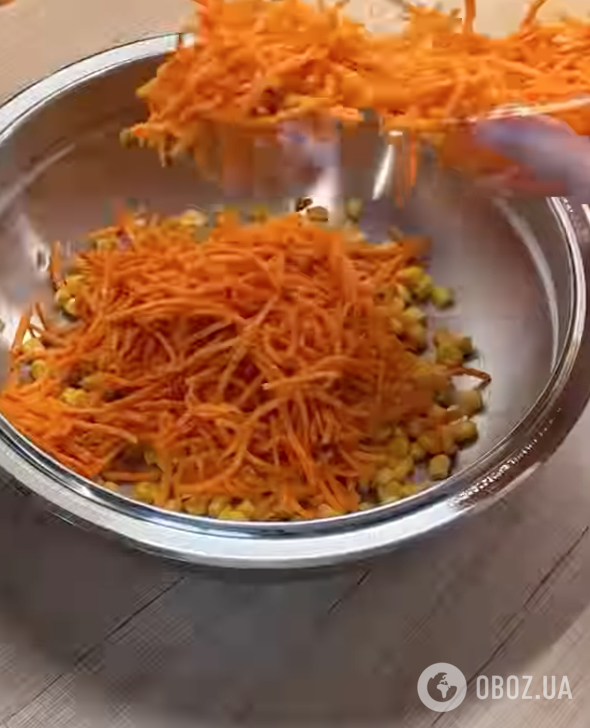 Ситний салат із морквою по-корейськи та філе: найпростіший рецепт