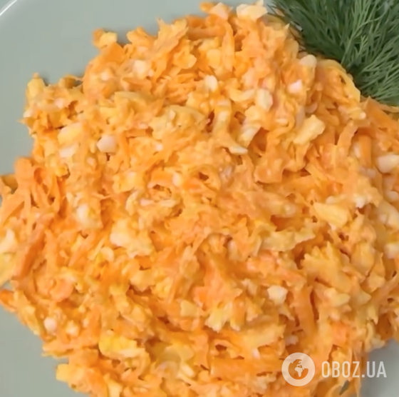 Корисний салат-намазка з моркви, сиру та яєць: готується страва 10 хвилин